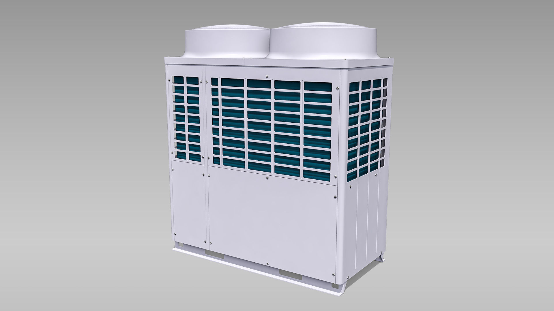 20hp Toshiba Carrier VRF Heat Recovery Outdoor Unit Low-poly 3D model_7