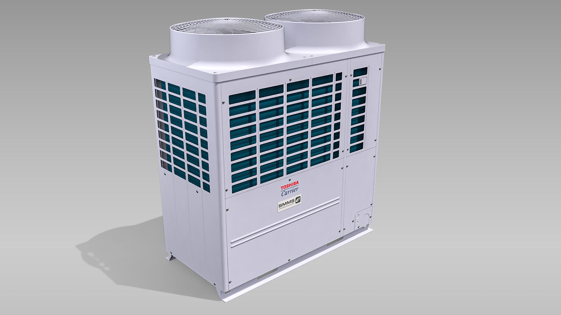 20hp Toshiba Carrier VRF Heat Recovery Outdoor Unit Low-poly 3D model_1