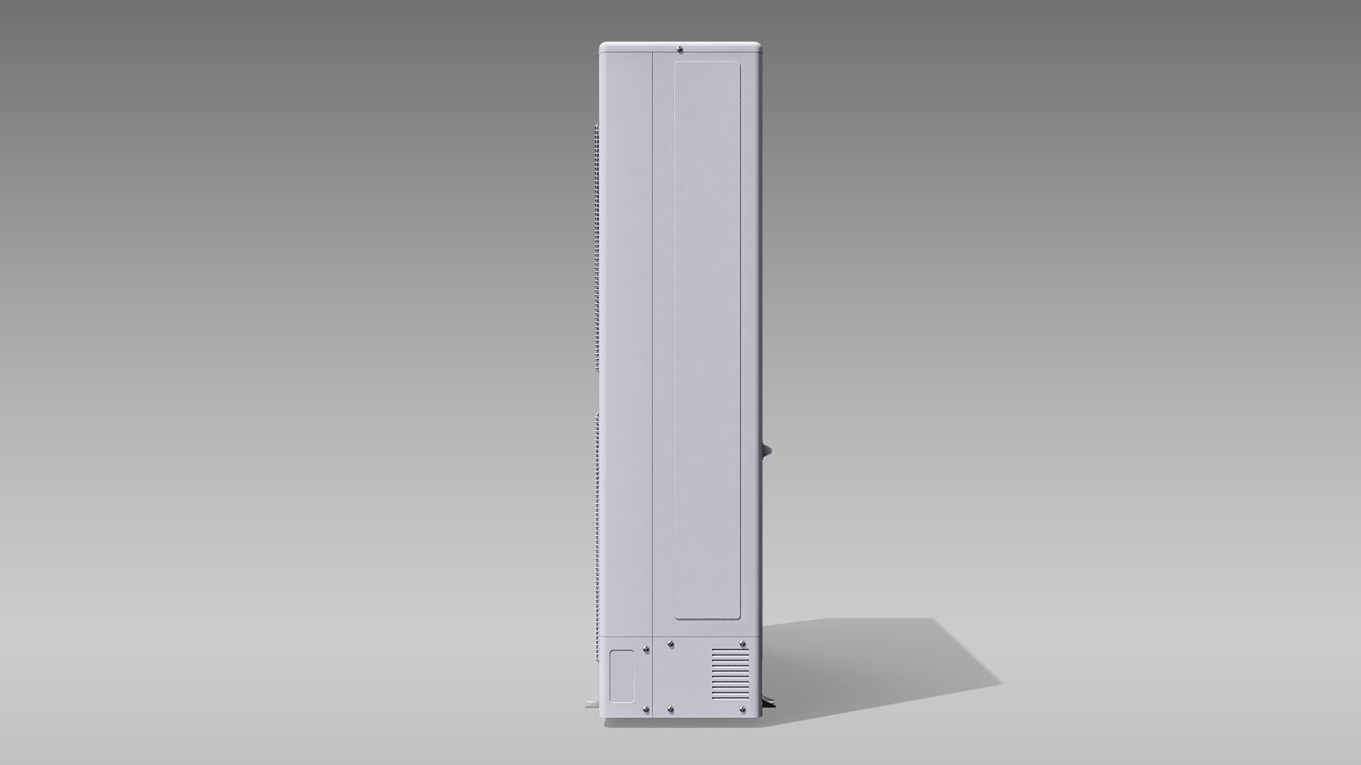 Single-phase Toshiba Carrier VRF Heat Pump Outdoor Unit Low-poly 3D model_4
