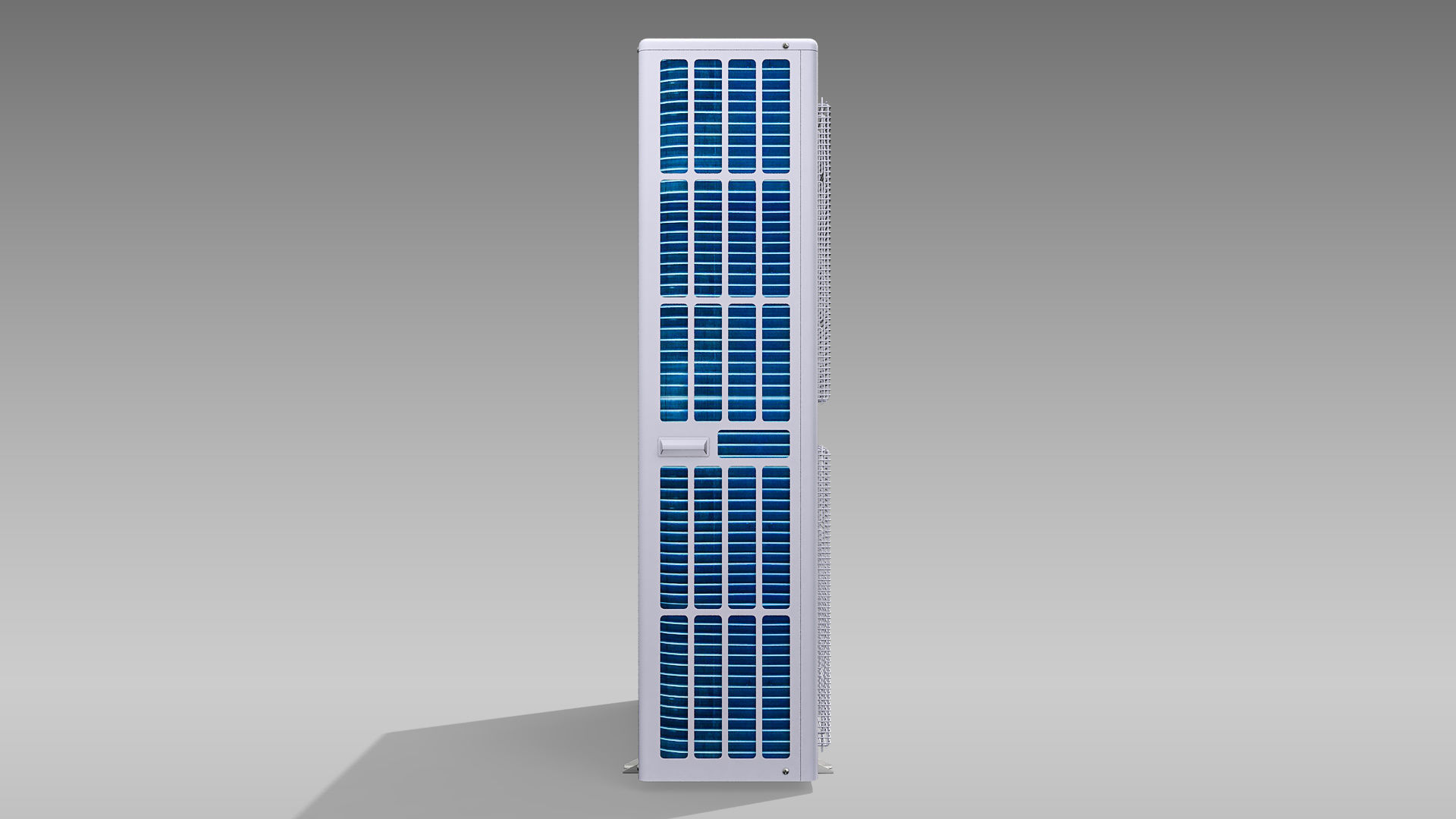 Single-phase Toshiba Carrier VRF Heat Pump Outdoor Unit Low-poly 3D model_5