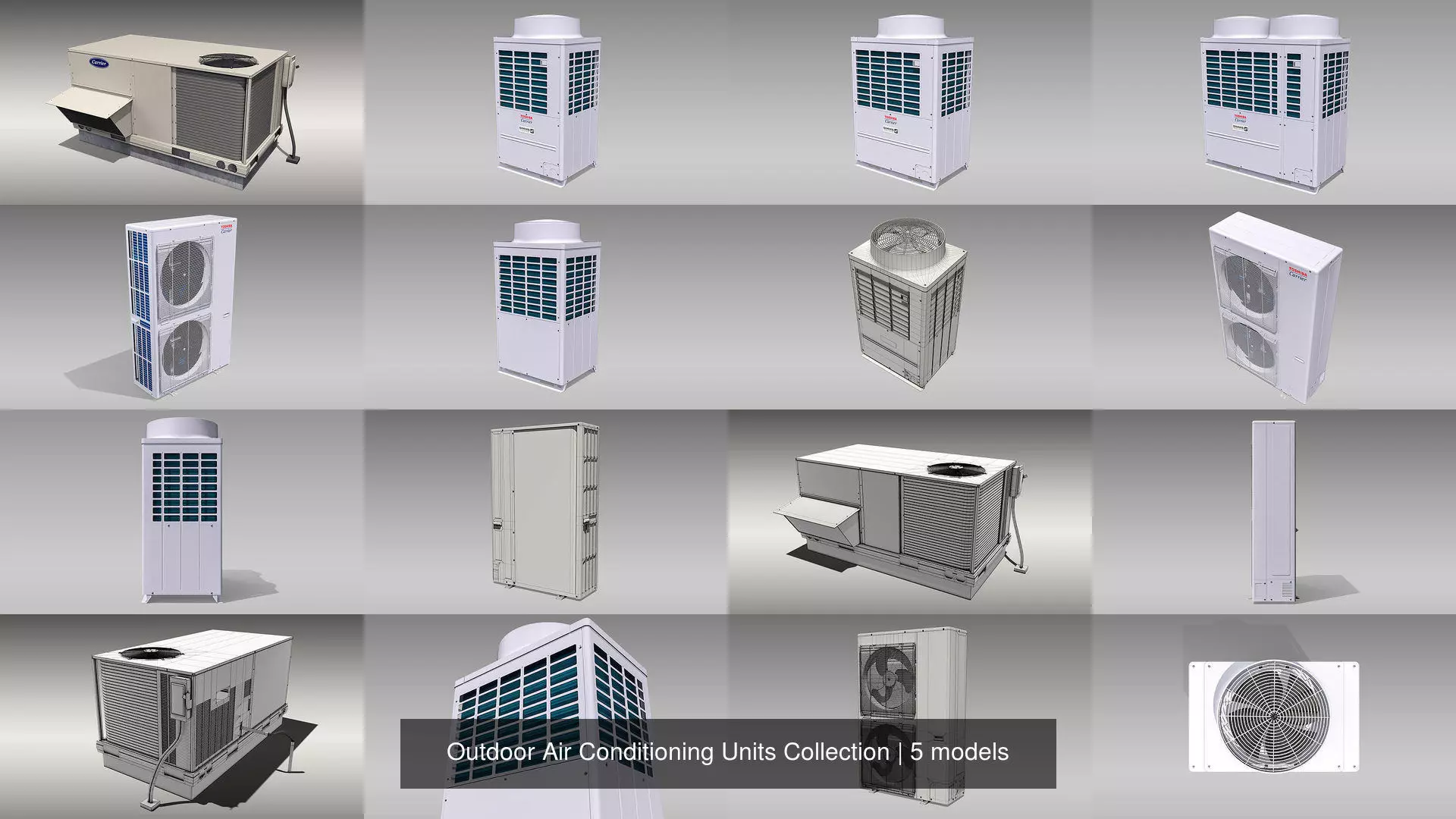 Outdoor Air Conditioning Units Collection _1