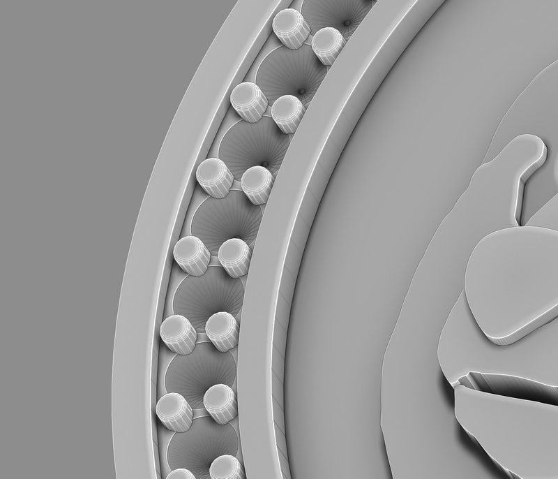 Dogecoin cryptocurrency  3D print model_17