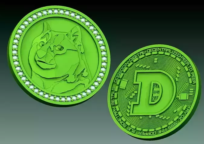Dogecoin cryptocurrency 