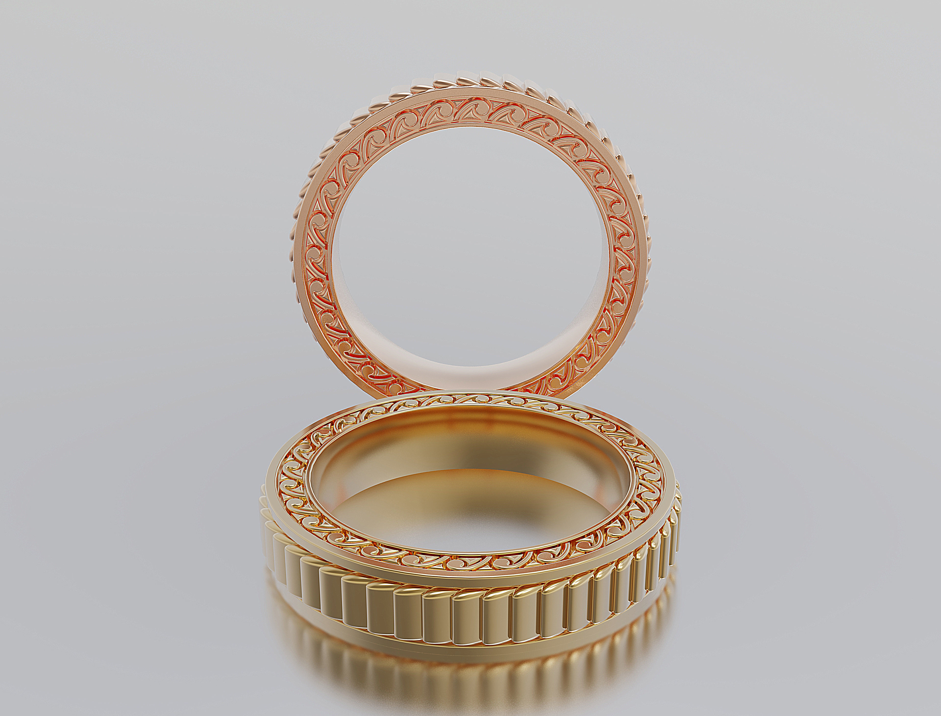 Wedding Ring  3D print model_1
