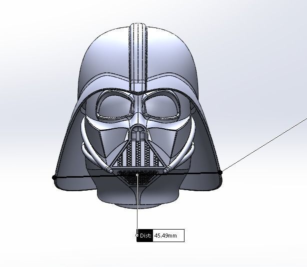 Darth Vadar Helmet 3D print model_4