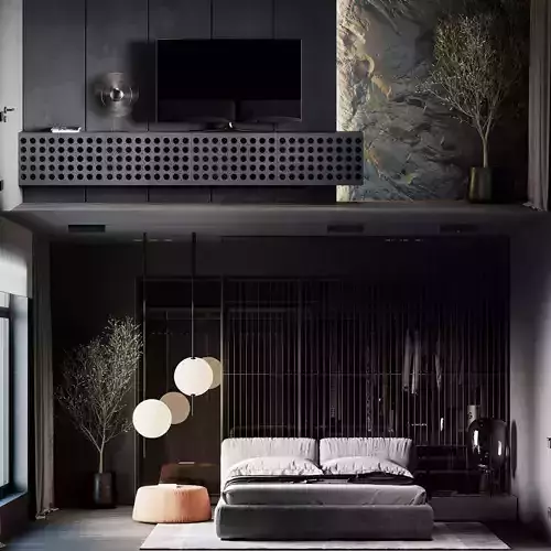 bedroom modern vol2 3D model