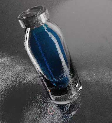 Vaccine bottle Free 3D model