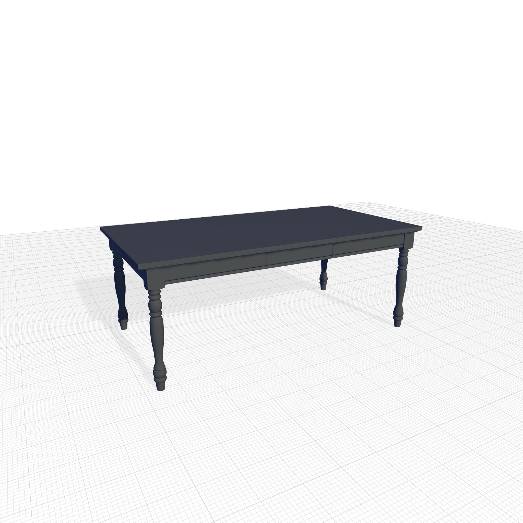 Laureus Butterfly Leaf Dining Table 3D model_1