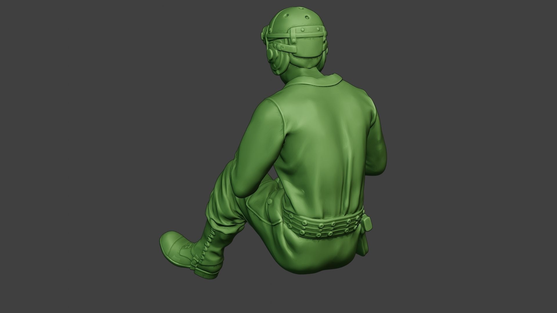 American Tank Crew unit ww2 Sit5 ATC1 3D print model_5