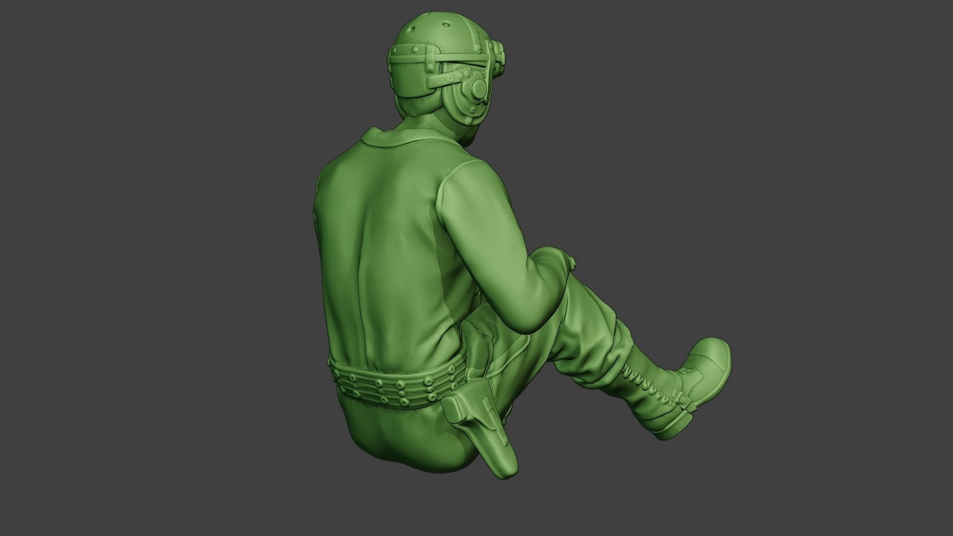 American Tank Crew unit ww2 Sit5 ATC1 3D print model_7