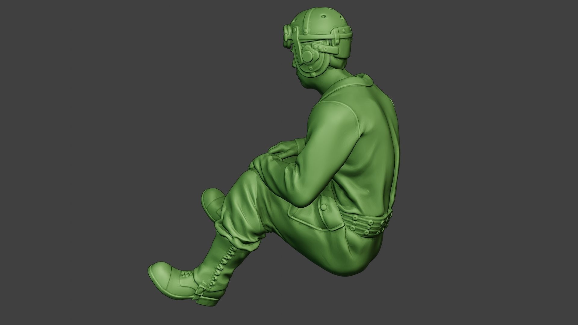 American Tank Crew unit ww2 Sit5 ATC1 3D print model_4