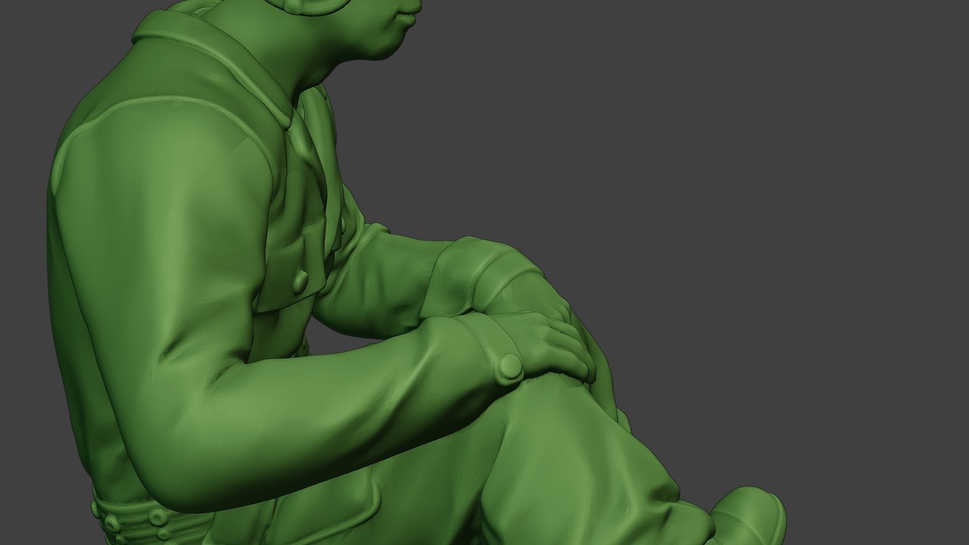 American Tank Crew unit ww2 Sit5 ATC1 3D print model_20