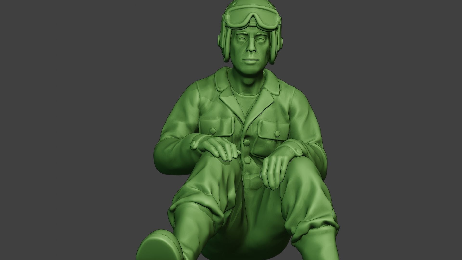 American Tank Crew unit ww2 Sit5 ATC1 3D print model_28