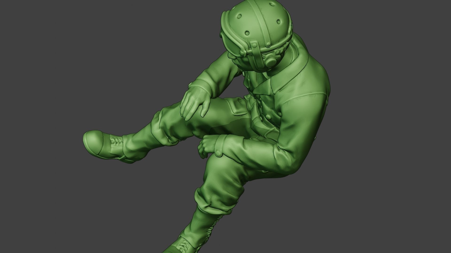 American Tank Crew unit ww2 Sit5 ATC1 3D print model_15