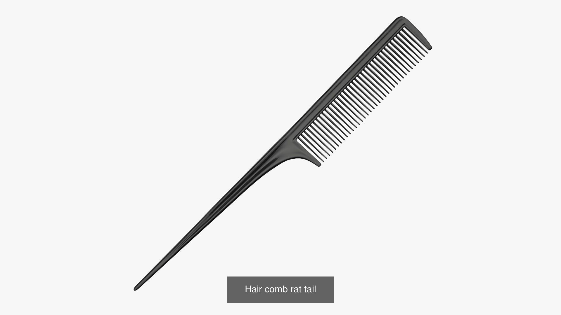 Hair combs 3D Model Collection_8