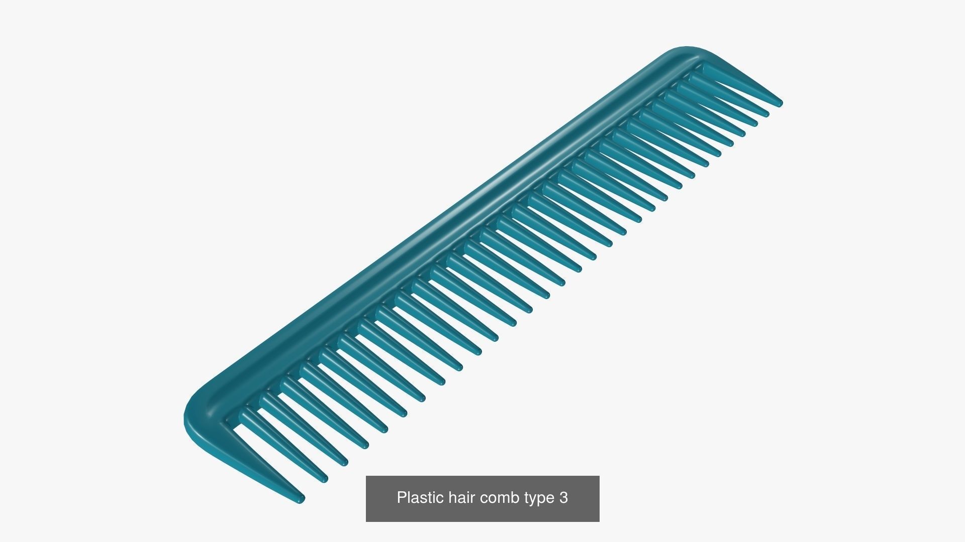 Hair combs 3D Model Collection_4