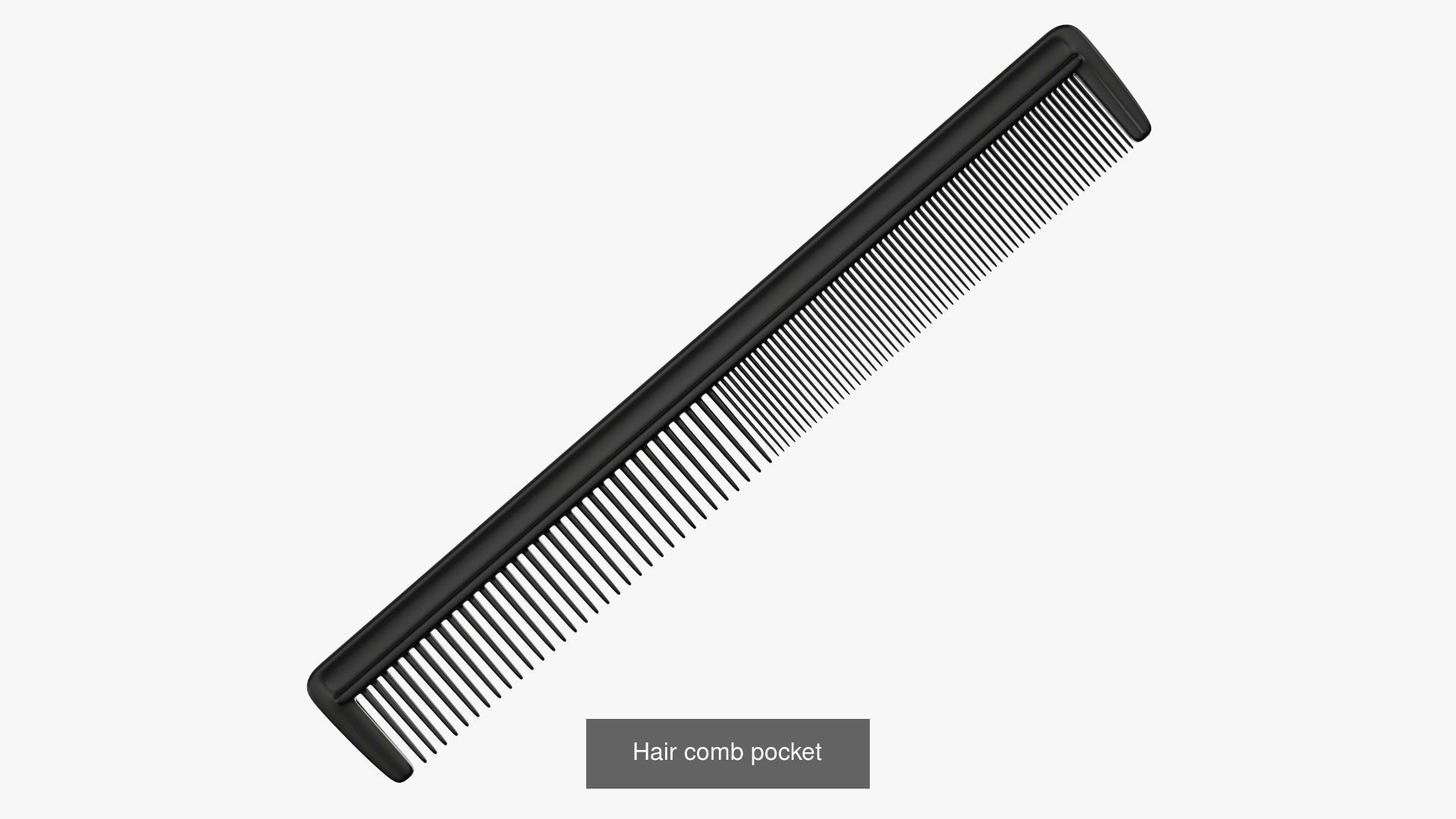 Hair combs 3D Model Collection_7