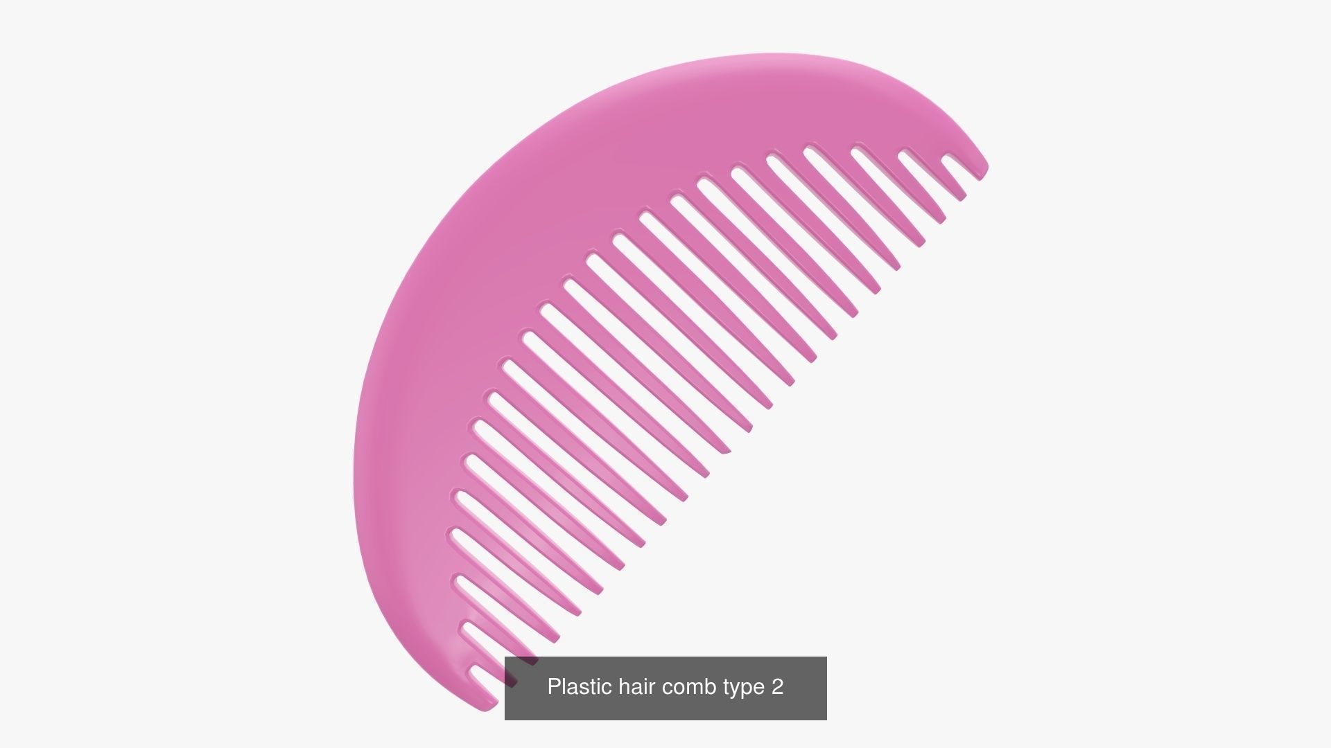 Hair combs 3D Model Collection_2