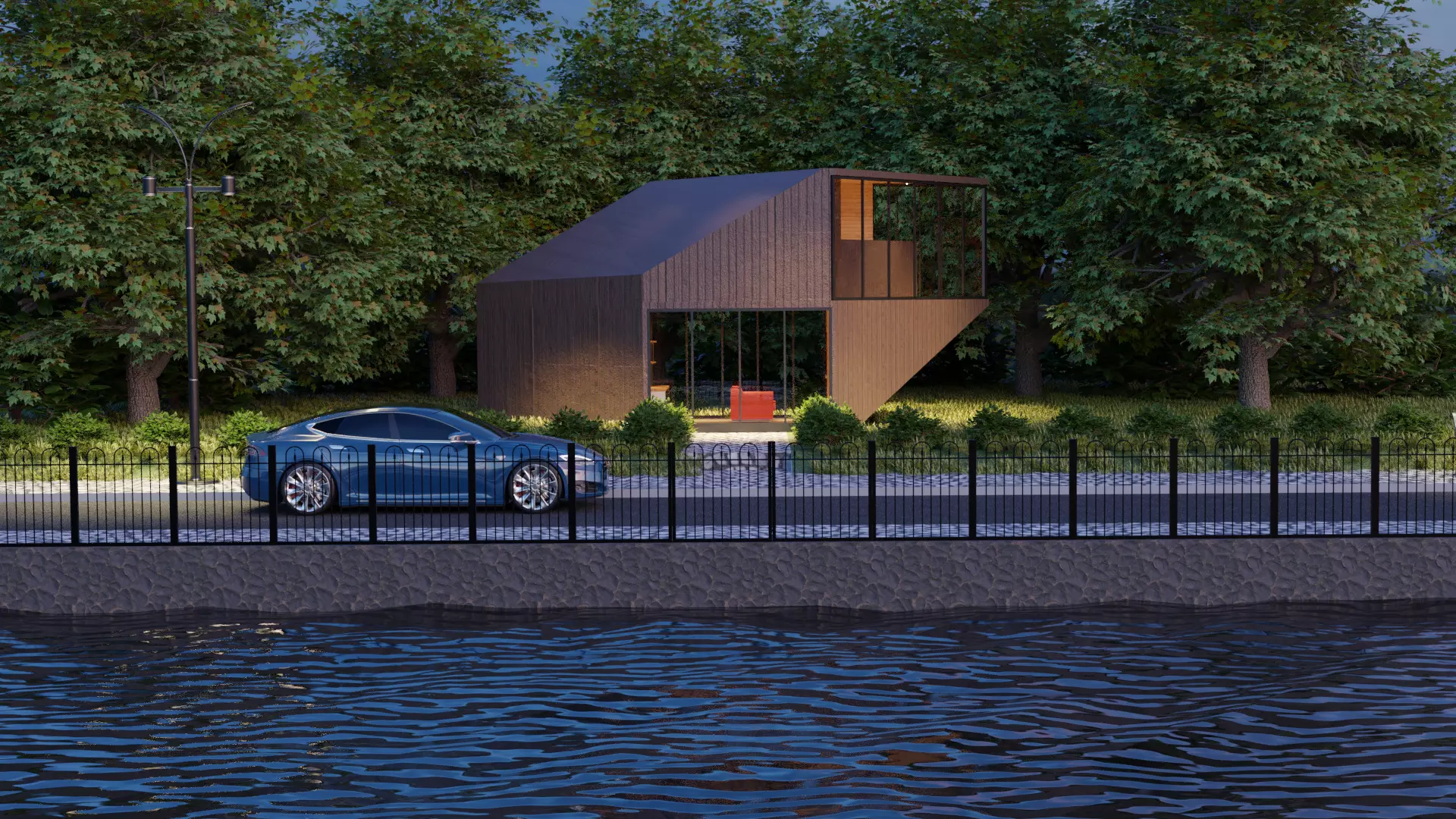 LAKE HOUSE 3D model_0