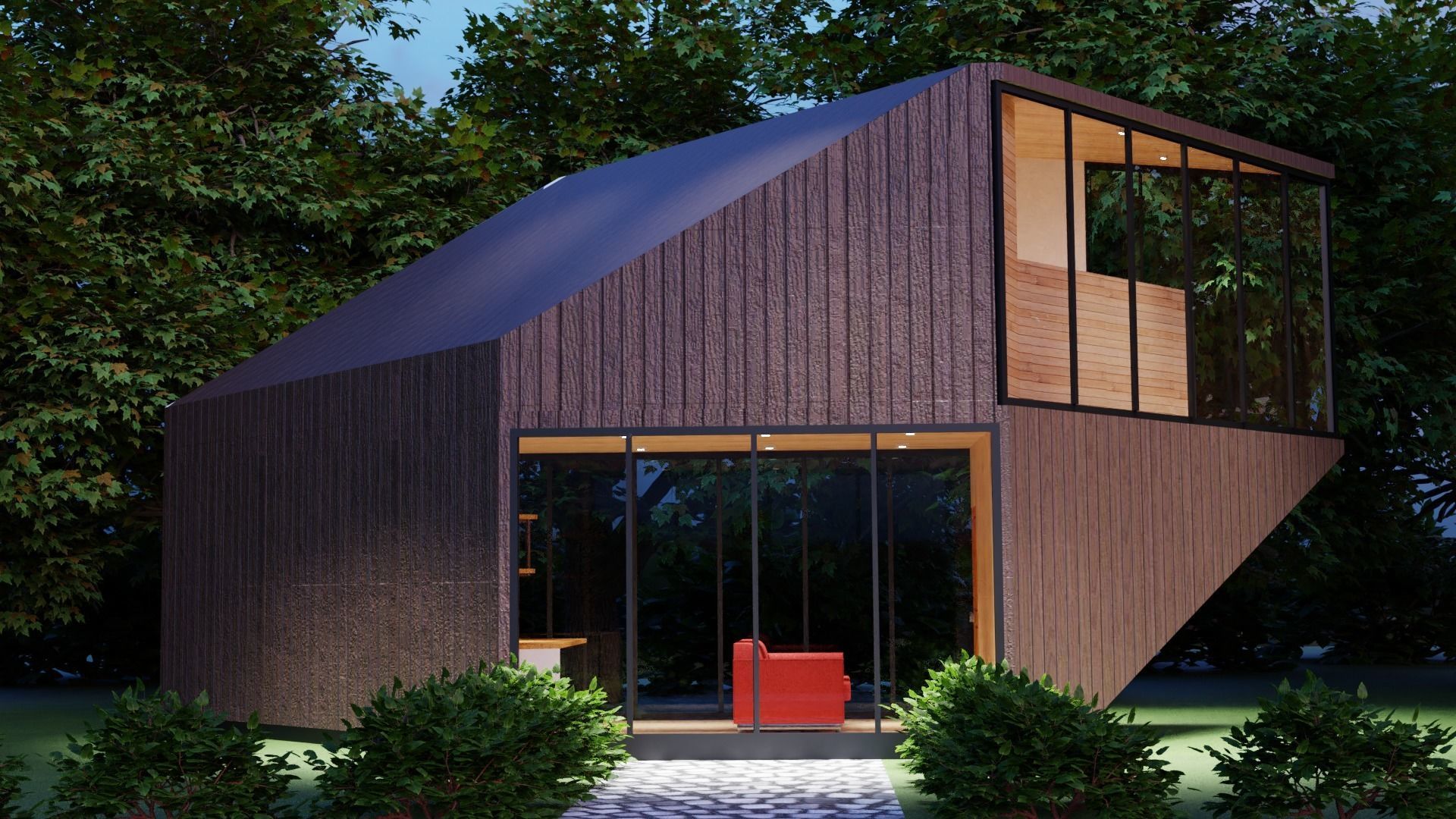 LAKE HOUSE 3D model_2