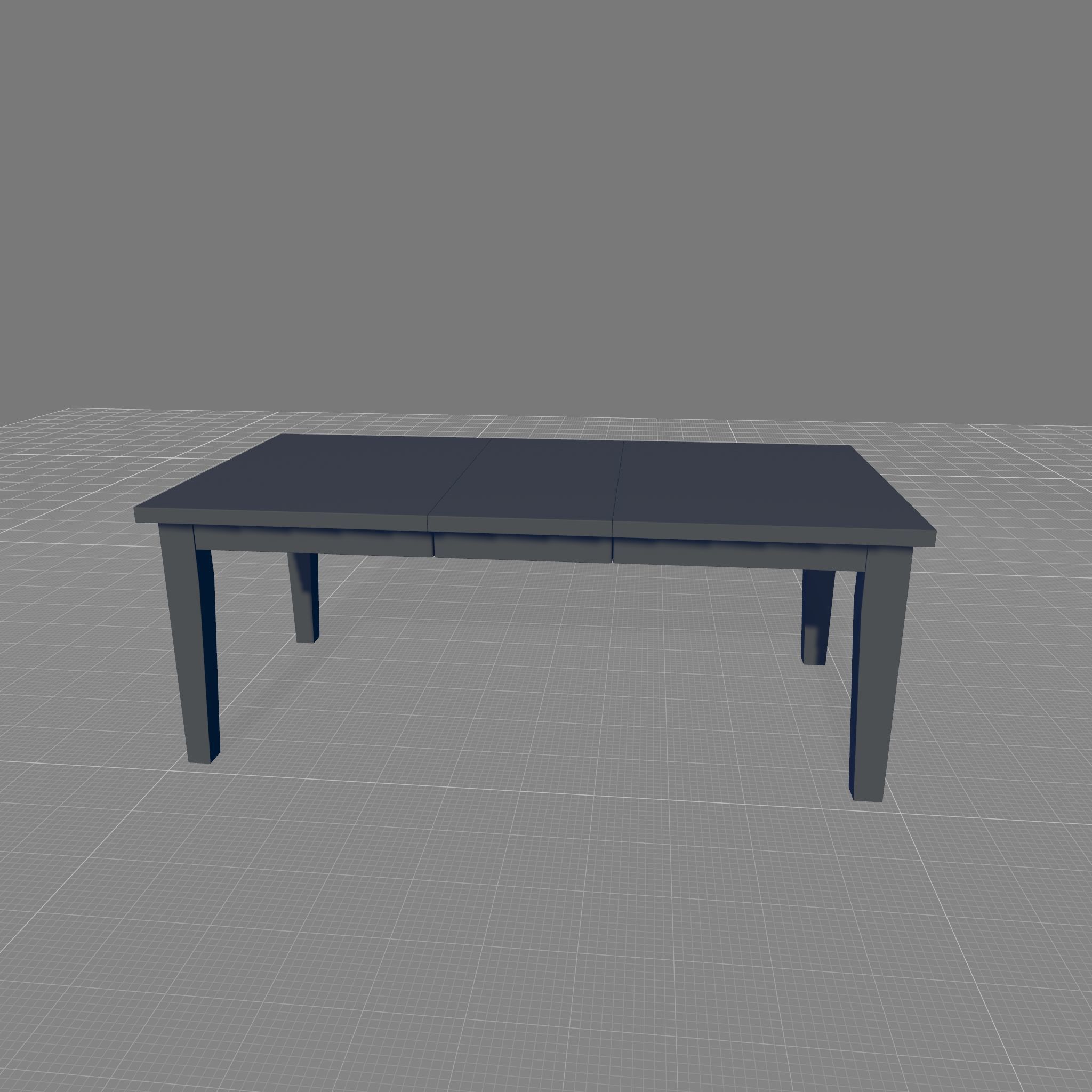 Dining Table 3D model_4