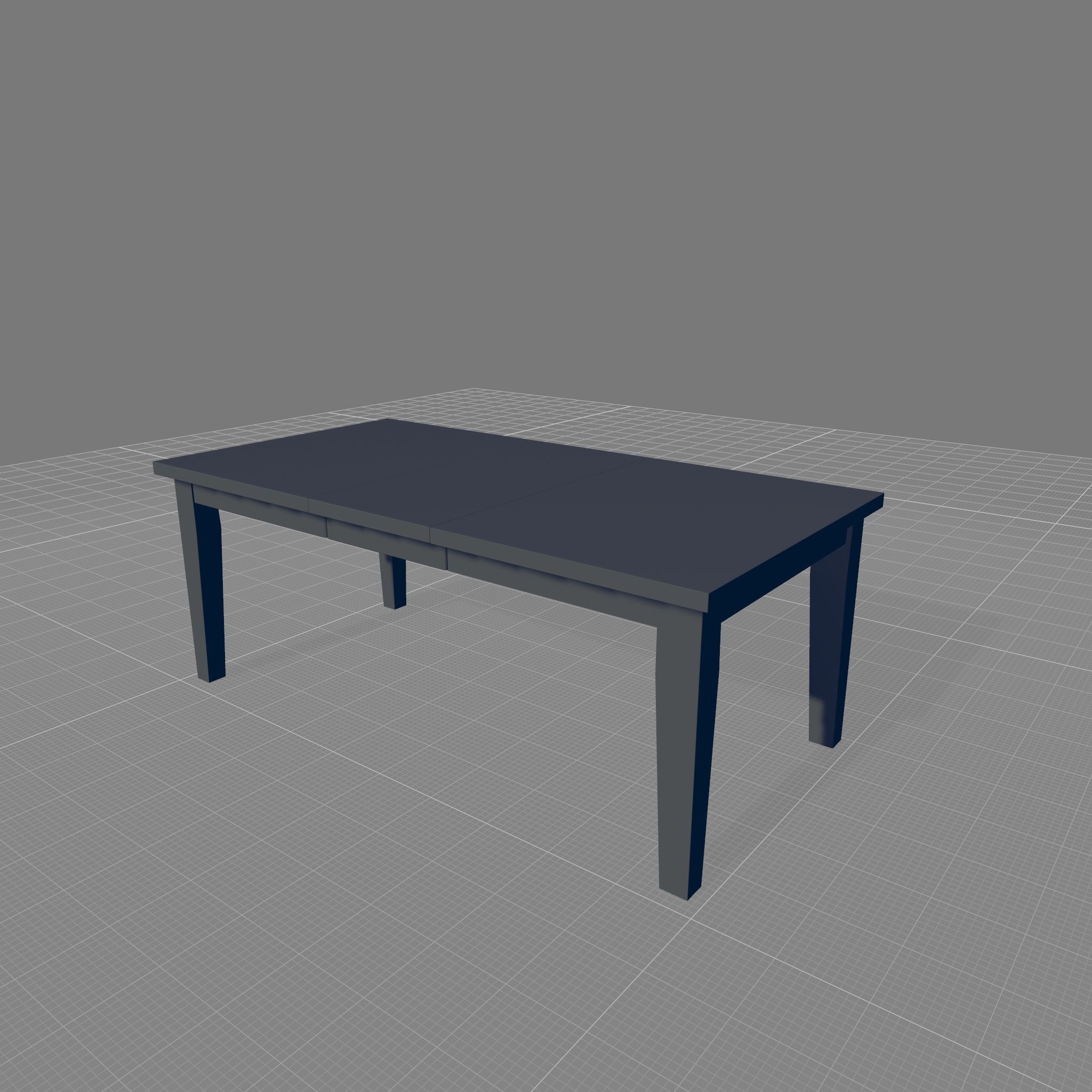 Dining Table 3D model_5