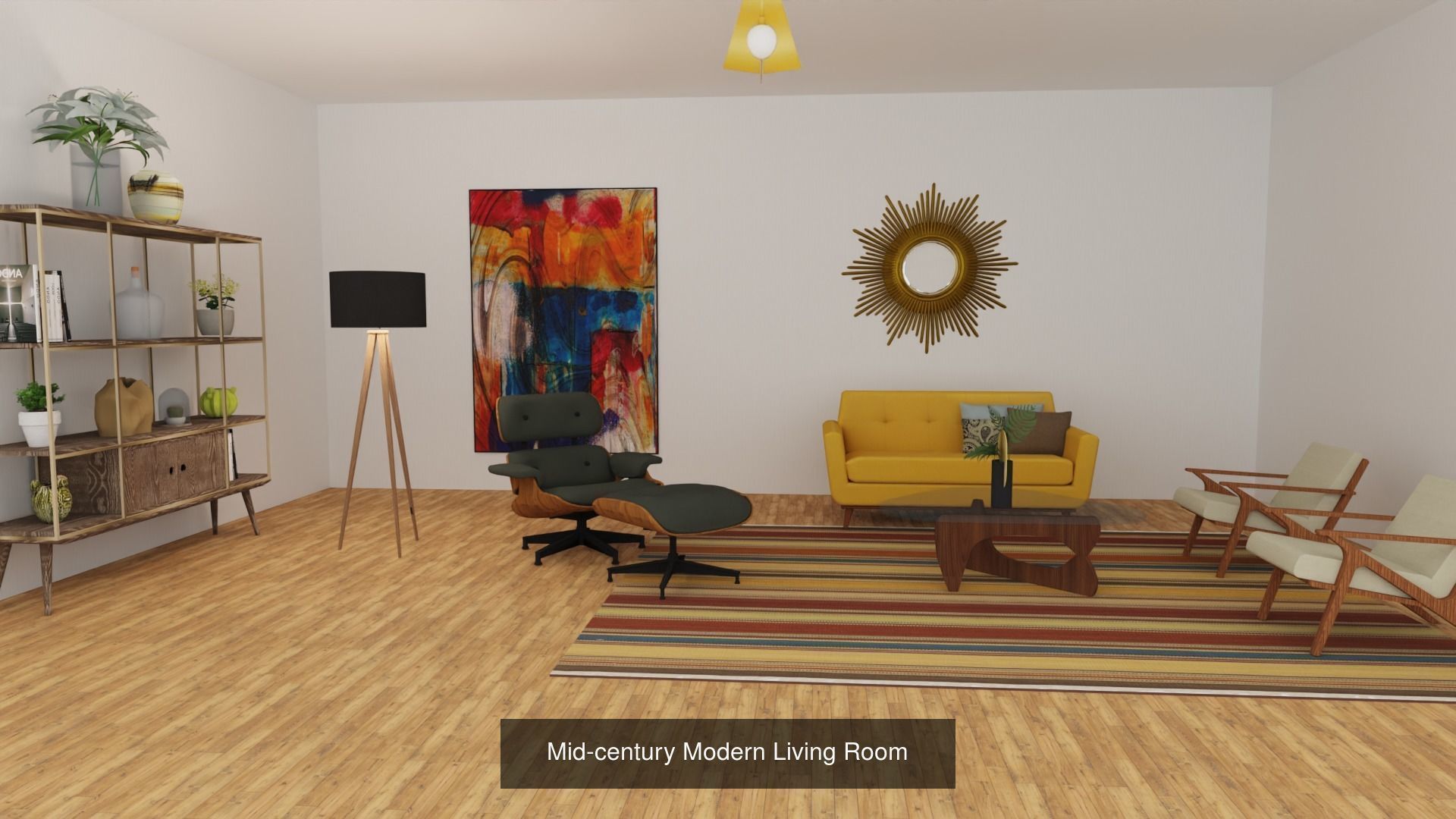 Three Living rooms in one package 3D Model Collection_2