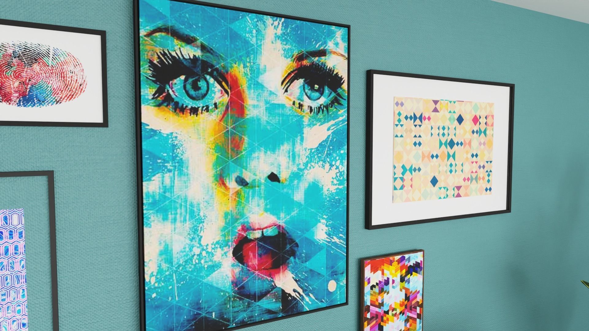 Three Living rooms in one package 3D Model Collection_6