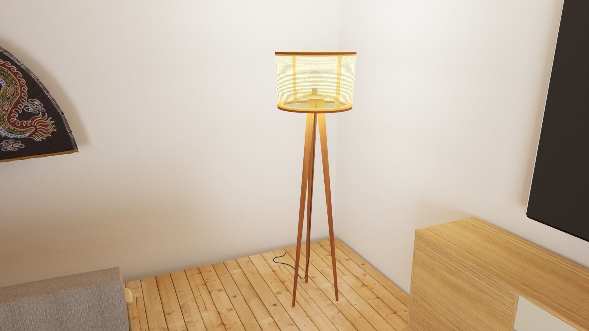 Three Living rooms in one package 3D Model Collection_18