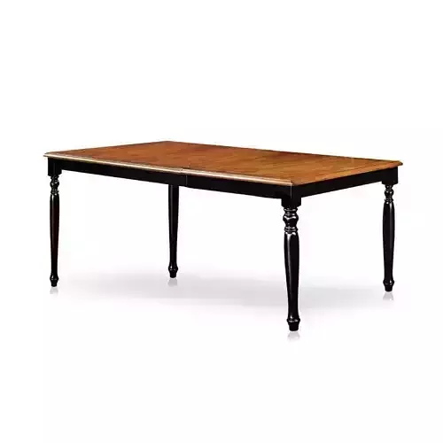 Tanner Extendable Solid Oak Dining Table 3D model
