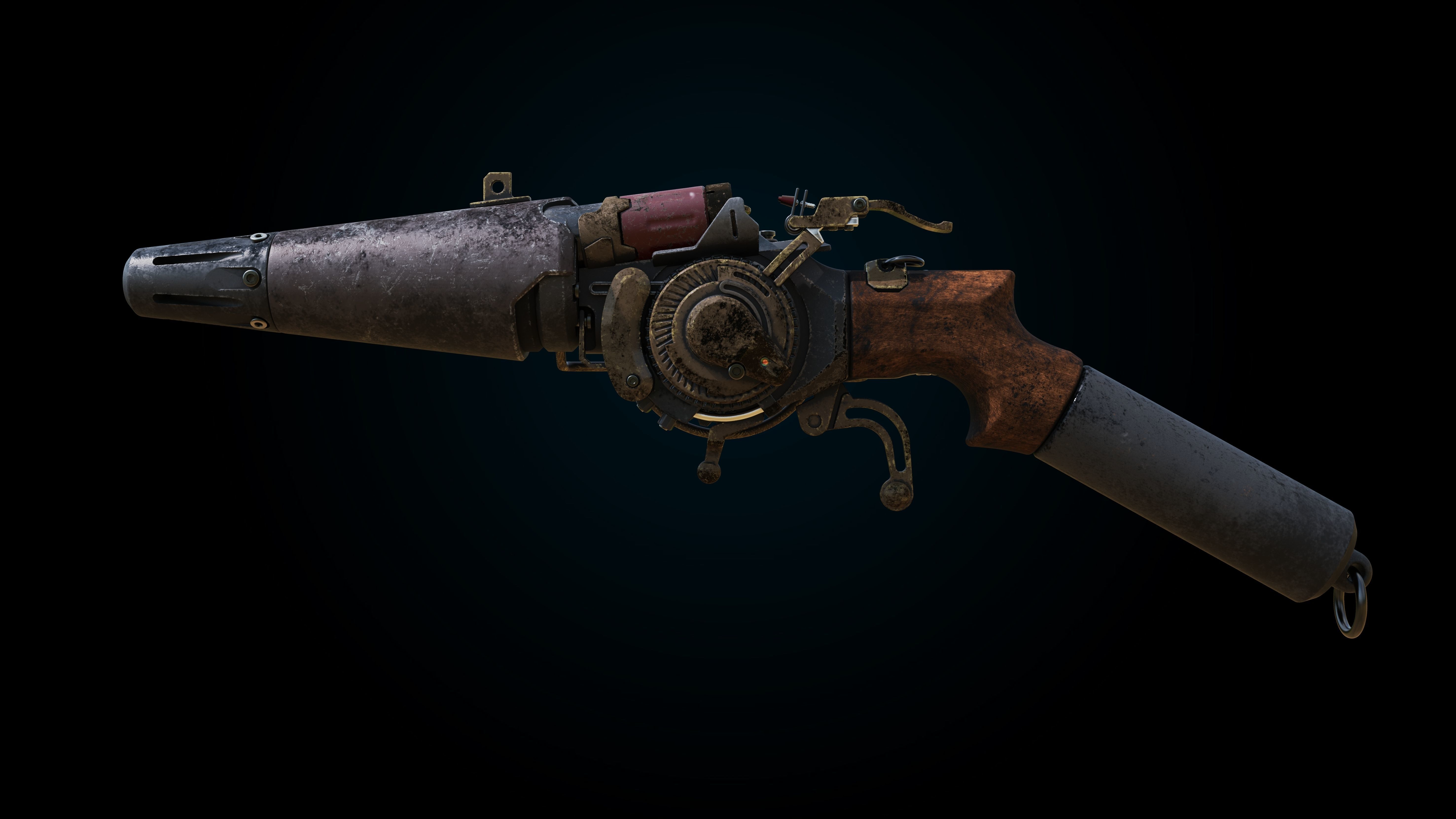 Valient Thor II Space Pistol 3D model_3