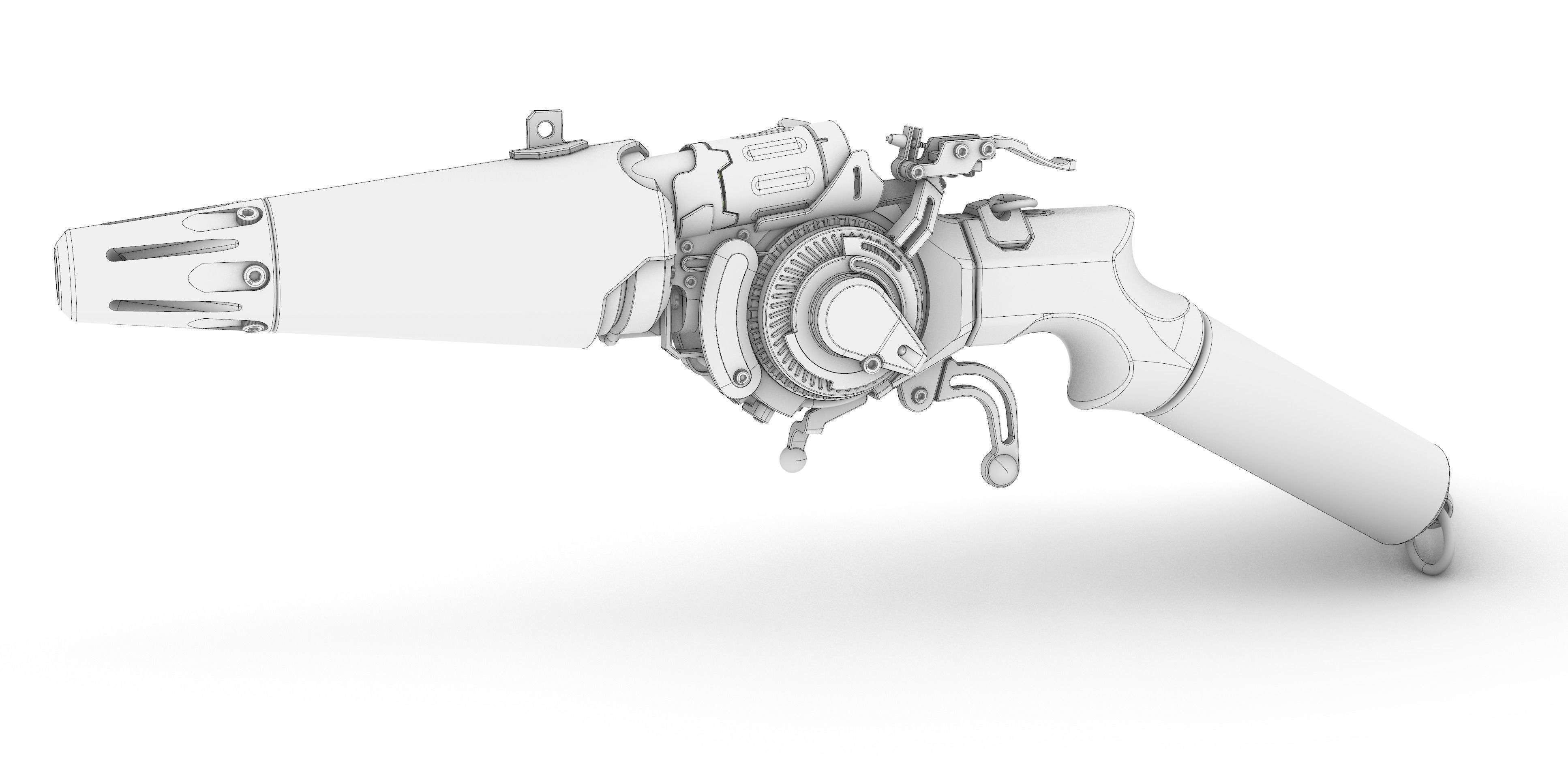 Valient Thor II Space Pistol 3D model_5