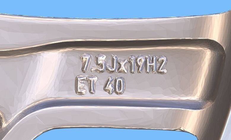 Jeep Renegade 4xe S 2020 19-inch rim  3D print model_5