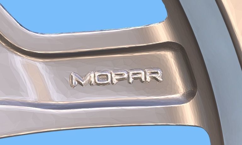 Jeep Renegade 4xe S 2020 19-inch rim  3D print model_7