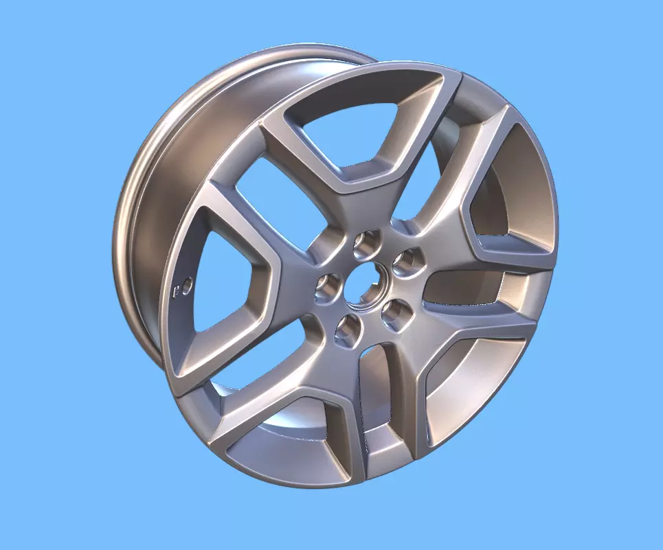 Jeep Renegade 4xe S 2020 19-inch rim  3D print model_0