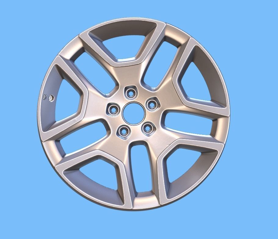 Jeep Renegade 4xe S 2020 19-inch rim  3D print model_2