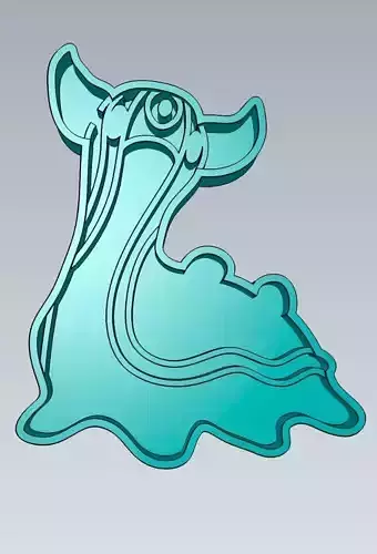 Pokemon Gastrodon Cookie Cutter Stamp Cake Decorating