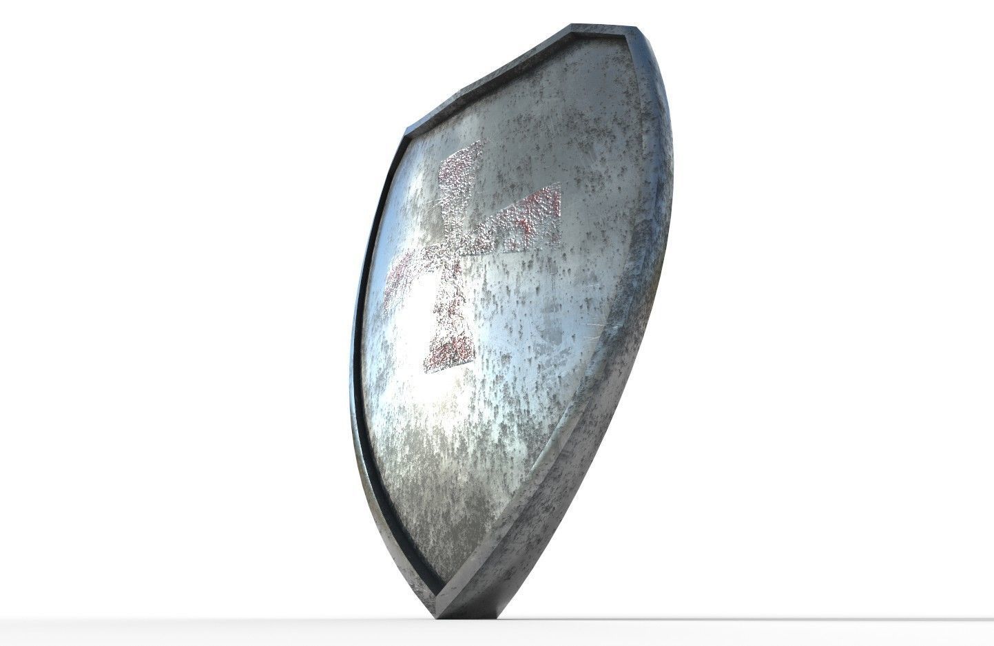 Shield 04 Free low-poly 3D model_2