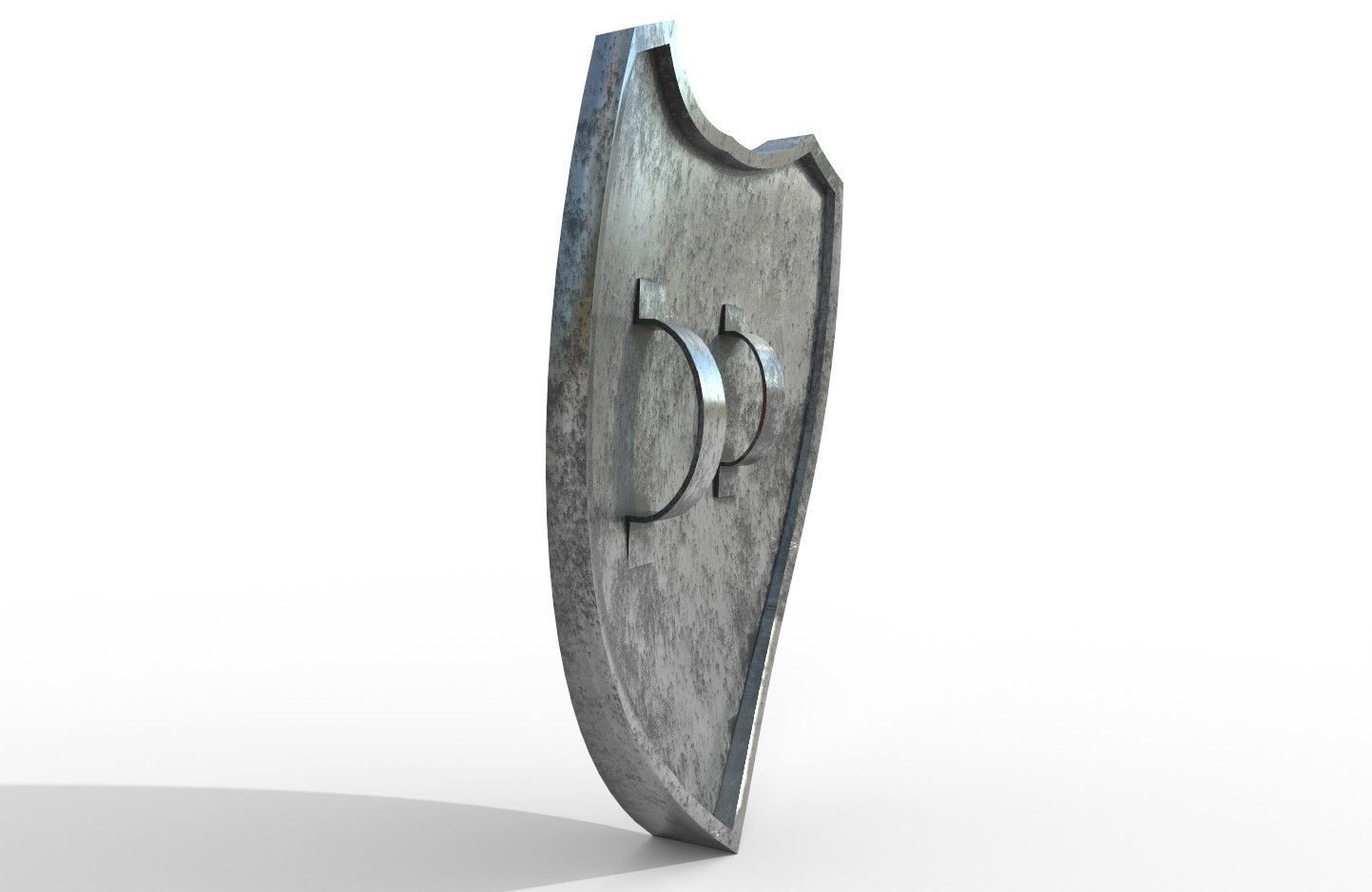 Shield 04 Free low-poly 3D model_6