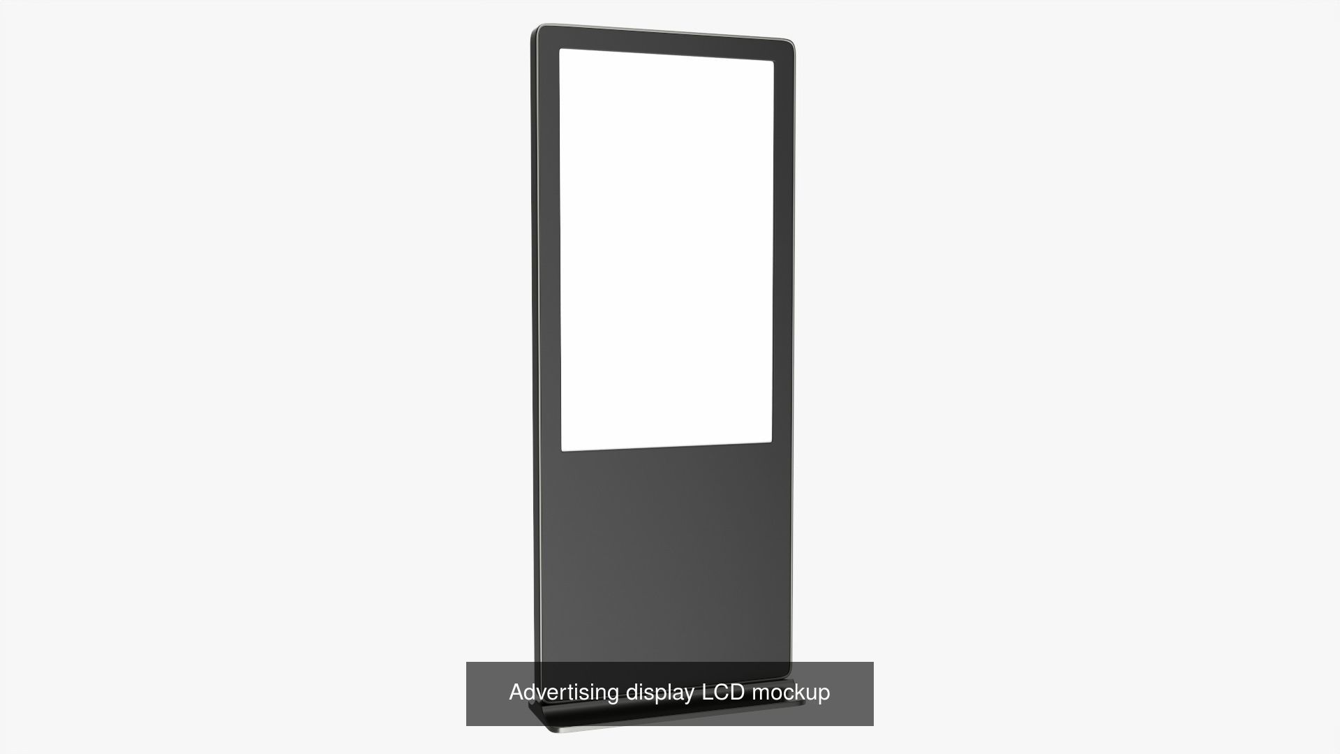 Advertising display promo stand nameplate mockup 3D Model Collection_9