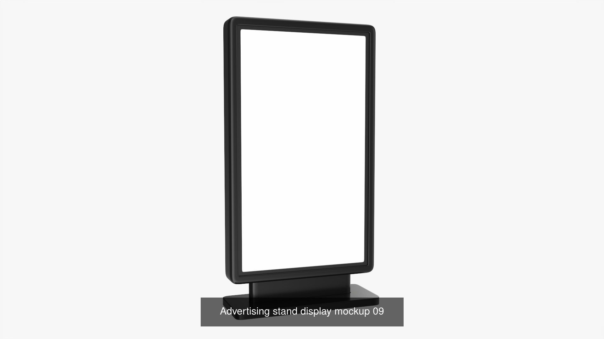 Advertising display promo stand nameplate mockup 3D Model Collection_8