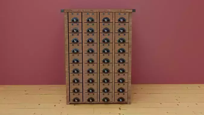 Vintage French Apothecary Cabinet