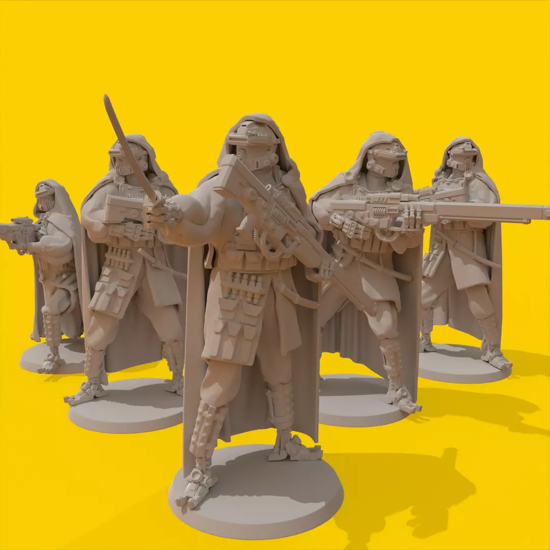 Omagatoki Yumi Sniper Team 3D print model