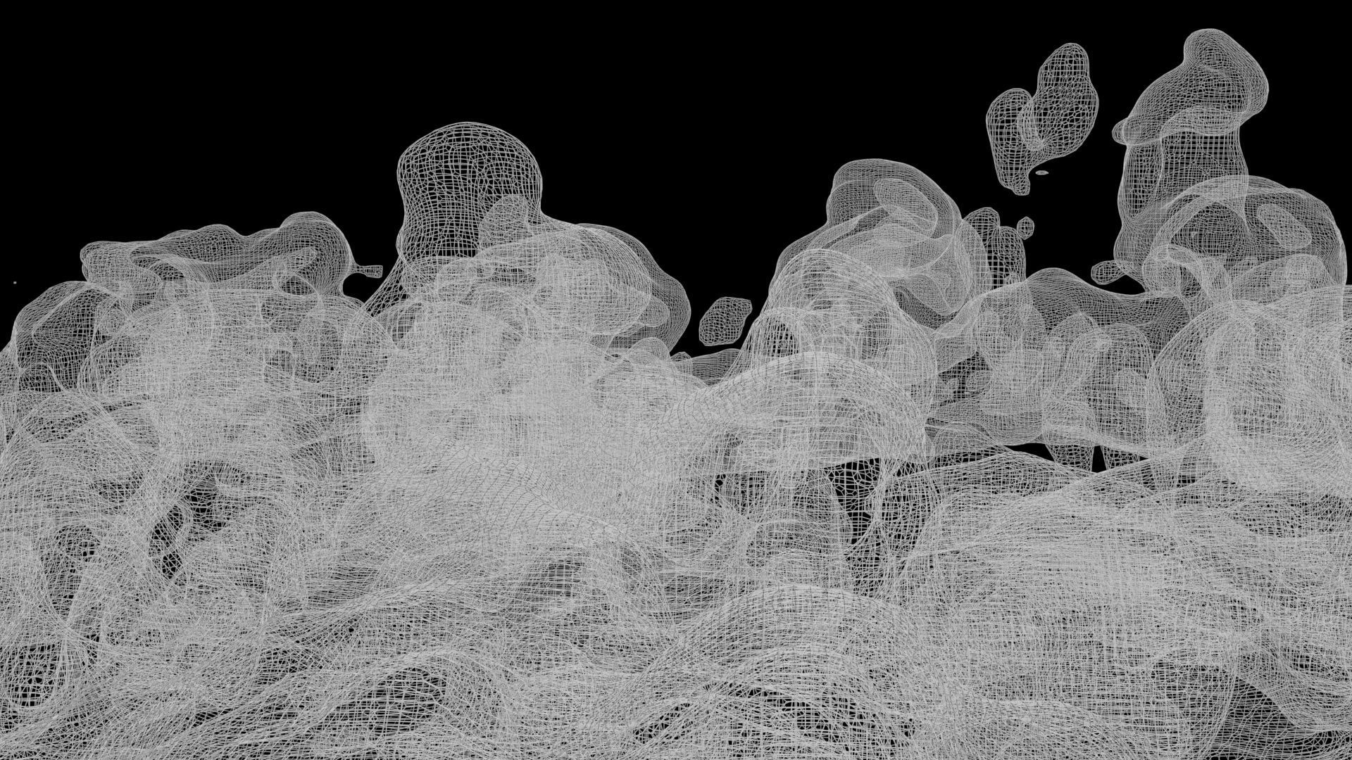 Smoke Burst VDB 3D model_5