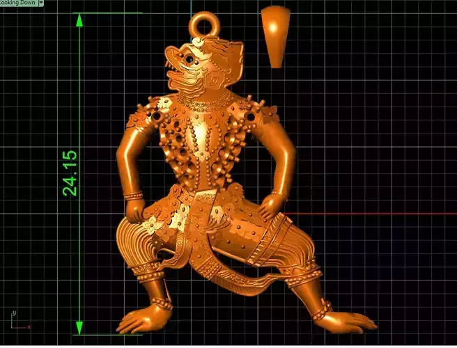 Khmer hanuman jewelry