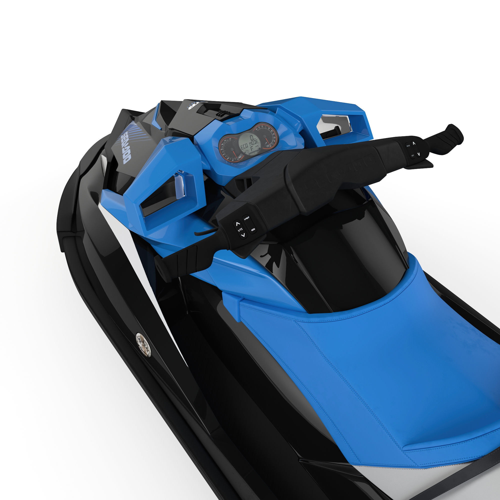 Hydrocycle  SeaDoo GTR 230 3D model_3