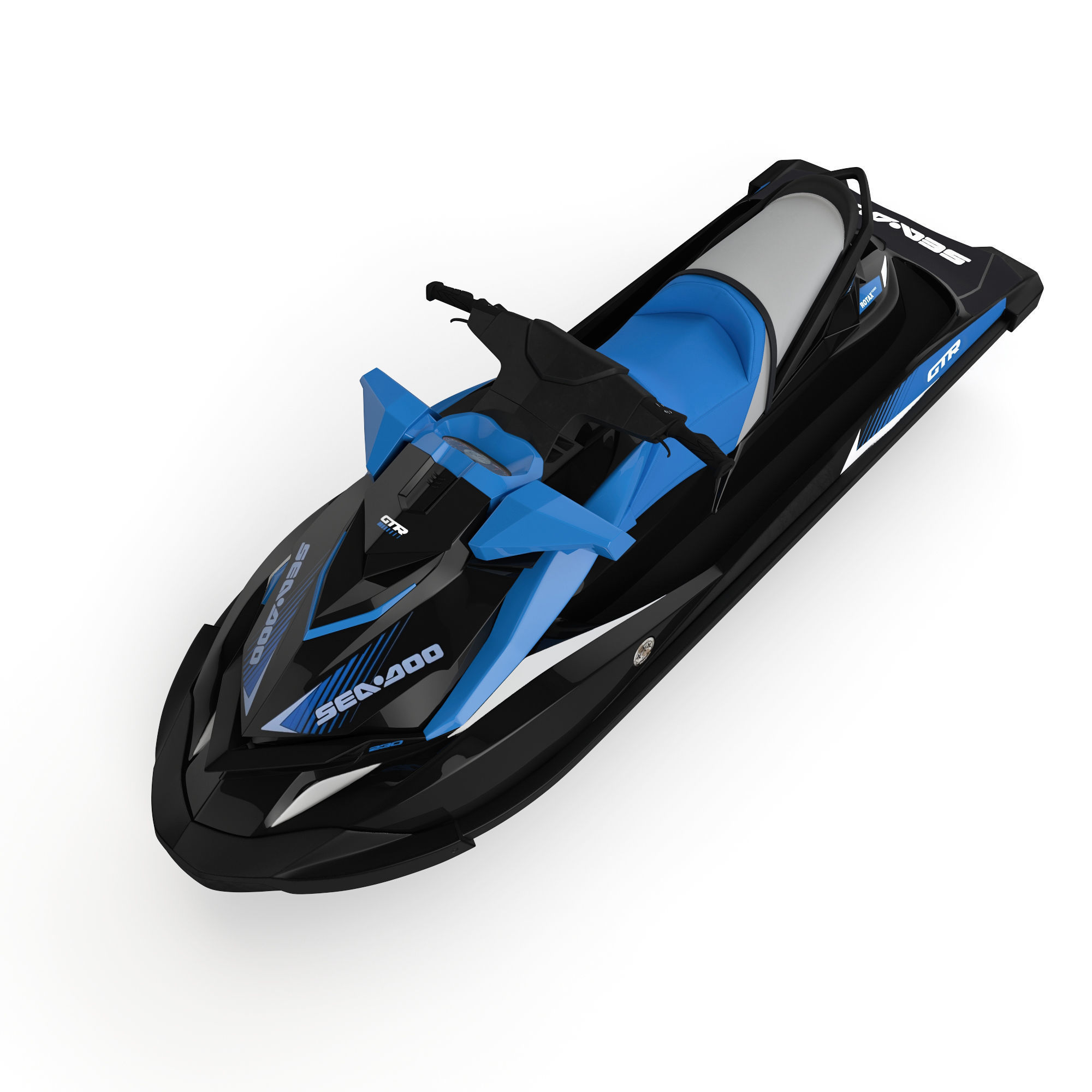 Hydrocycle  SeaDoo GTR 230 3D model_4