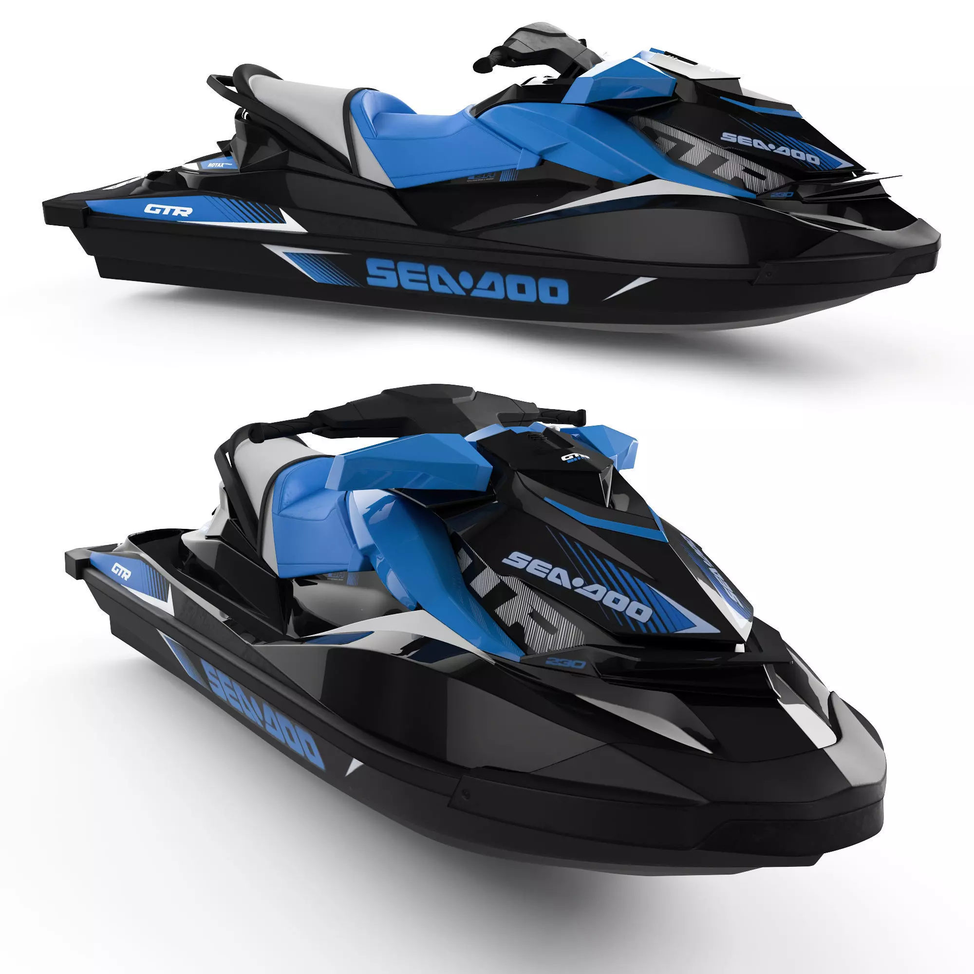 Hydrocycle  SeaDoo GTR 230 3D model_0