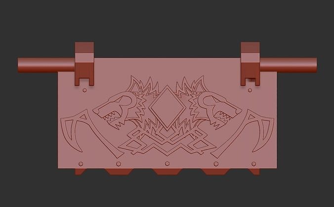 SM Land Raider Front Doors 3D print model