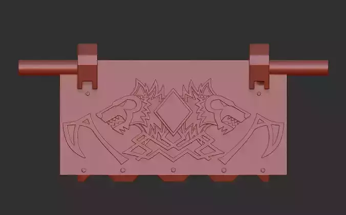 SM Land Raider Front Doors 3D print model